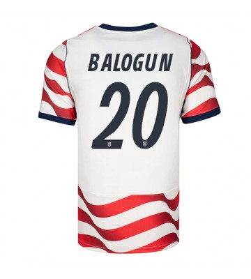 Förenta stater Folarin Balogun #20 Hemmatröja VM 2026 Kortärmad